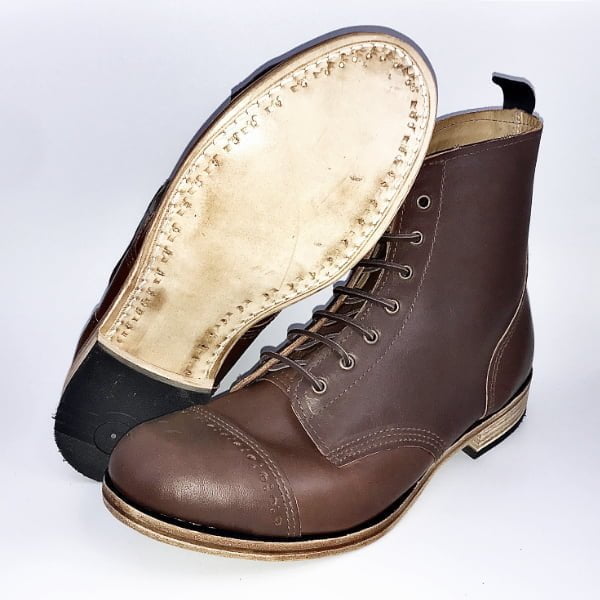 William Lennon Traditional Derby Boot mit historischer Messingdraht-Sohlenverbindung